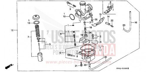 CARBURATEUR XR100RT de 1996
